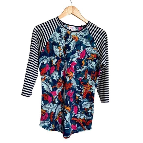 LuLaRoe Randy Striped Tee Size Small - Picture 1 of 5